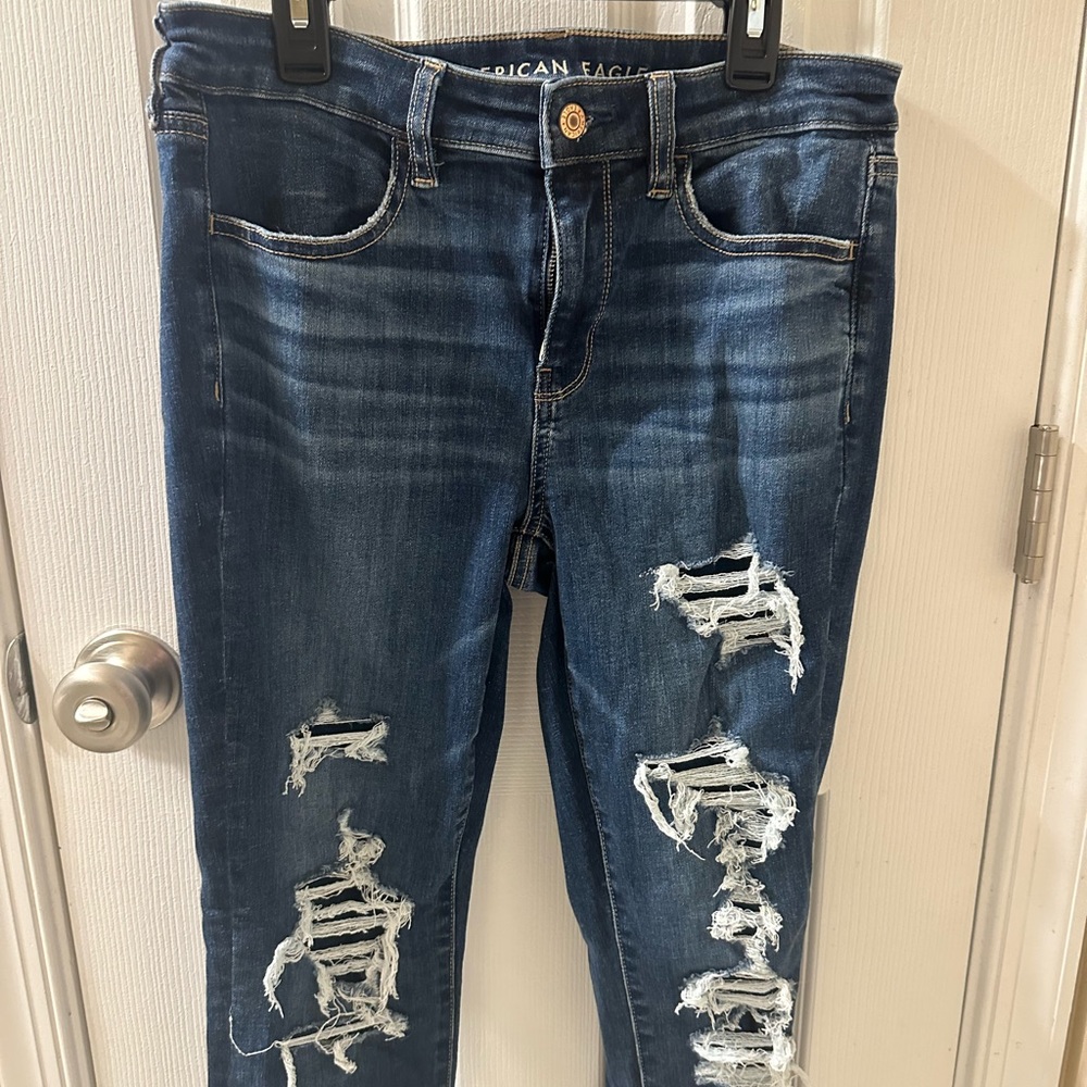 Size 8 Long American Eagle Jeggings